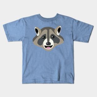 Cute Raccoon Art – GarBahge Trashington lll Kids T-Shirt